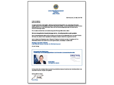 Bild Einladung Lions Club