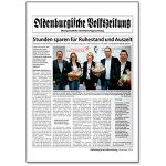 Oldenburgische Volkszeitung, Stunden sparen für Ruhestand und Auszeit, DBZWK