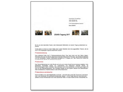 Bild ZGASt-Tagung 2017