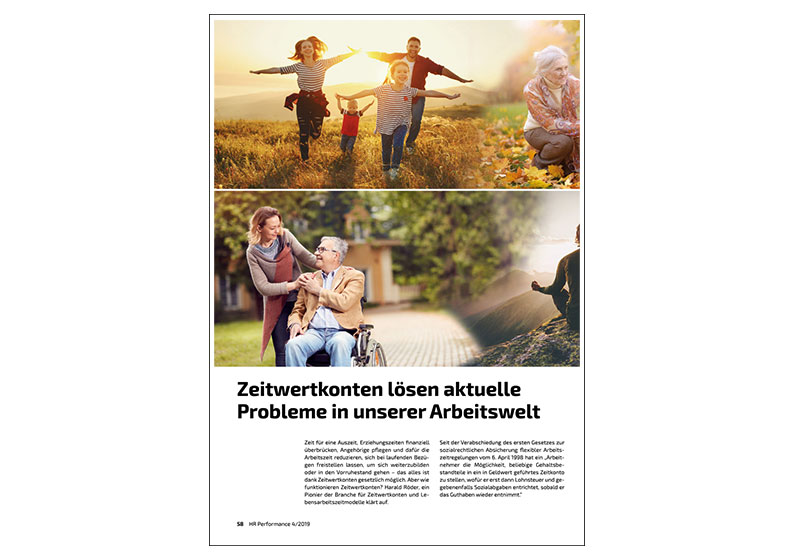Bild „HR Performance“: Zeitwertkonten lösen aktuelle Probleme in unserer Arbeitswelt