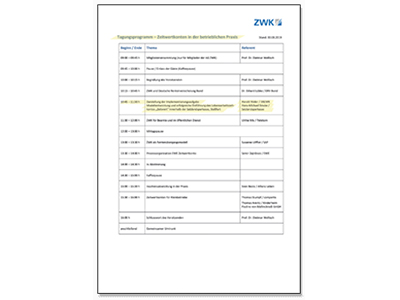 Bild AG ZWK-Jahrestagung 2019