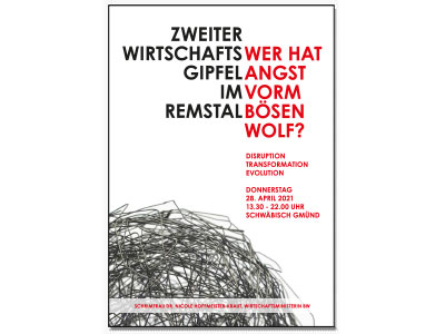 Bild Harald Röder spricht auf Wirtschaftsgipfel 2021