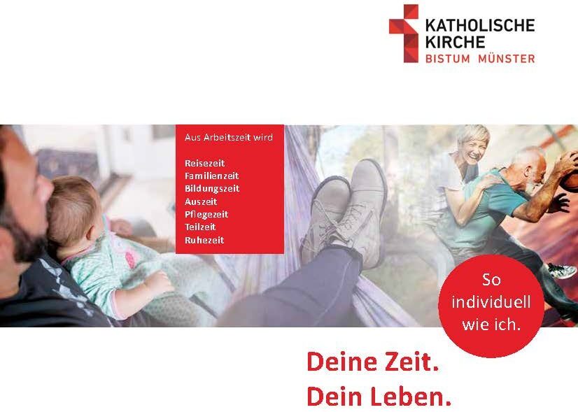 Bild „Deine Zeit. Dein Leben.“ jetzt in der 100. Kirchengemeinde des Bistums Münster